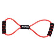 Эспандер трубчатый восьмерка, красный, сопротивление среднее 5 кг PROFI-FIT РАСПРОДАЖА