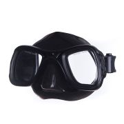 Маска для плавания SALVAS Sphera Black Sil, профессиональная, размер взрослый, черная