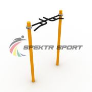 Турник разнохватовый для занятий воркаут SP WRK-TR_76mm