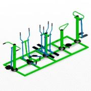 Комплекс уличных тренажеров Микс для шестерых ТС 501