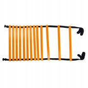 Лестница для тренировок, ЛК-6-OR, дл. 6 м, шир. 51 см, пластик, полиэстер, оранжево-черный