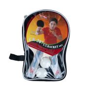 Набор для н/т DOUBLE FISH, CK-307, 2 ракетки и 2 мяча, наклад. 1,6 мм, конич. ручка + сумка-чехол