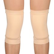 Наколенники для гимнастики и танцев INDIGO, SM-113-B, р.L, от 15лет,хлопок, эластан, ПУ, бежевый