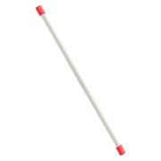 Палка гимнастическая (бодибар), MR-B01, вес 1кг, дл. 100 см, стальная труба, белый