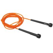 Скакалка TORRES, AL1001, трос из ПВХ, эргономичные ручки, средняя скорость вращения, оранжевая