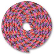 Скакалка гимнастическая INDIGO, SM-360-MLT5, утяжеленная, 180г, длина 3м, шнур, мультиколор