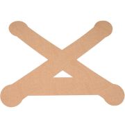 Тейп динамический PosturePals X tape, PP-X-TL, преднарезка, р. L, 5 шт. в уп., телесный