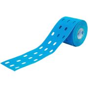 Тейп кинезиологический CureTape Punch Blue, 5 см x 5 м, 160653, перфорированный, голубой