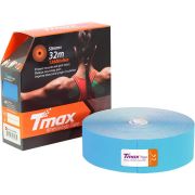 Тейп кинезиологический Tmax 32m Extra Sticky Blue (5 см x 32 м), 423228, голубой