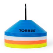Фишки для разметки поля TORRES, TR1006, усеч. конусы, пластик, комп. из 40 шт, 4 цвета