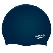 Шапочка для плав. SPEEDO Plain Flat Silicone Cap, 8-709910011, ТЕМНО-СИНИЙ, силикон