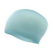 Шапочка для плав. TYR Long Hair Wrinkle-Free Silicone Cap, LCSL-450, ГОЛУБОЙ, силикон