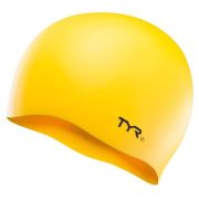 Шапочка для плав. TYR Wrinkle Free Silicone Cap, LCS-720, ЖЕЛТЫЙ, силикон