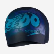 Шапочка для плав. дет. SPEEDO Boom Silicone Cap Jr, 8-0838615954, СИНЯЯ, силикон