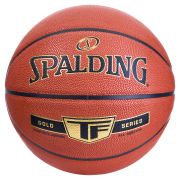 Мяч баск. SPALDING TF Gold 76857z, р.7, композит (микрофибра), коричнево-черный
