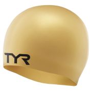 Шапочка для плав. TYR Wrinkle Free Silicone Cap, LCS-710, ЗОЛОТИСТЫЙ, силикон