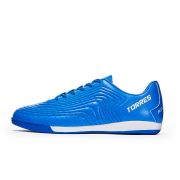 Бутсы зальные TORRES FLEX-J подростковые, TS134232-327-35, р.35, резина,ПУ,текстиль, синий
