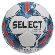 Мяч футзал. SELECT Futsal Super TB 3613460003,р.4, FIFA Quality Pro, 32п,ПУ, термосш,бело-сине-красн