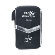 Ракетка для н/т DOUBLE FISH, CK-205, для любителей, ITTF,наклад. 2.0 мм, конич. ручка + сумка-чехол