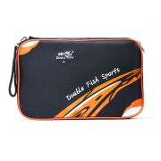 Ракетка для н/т DOUBLE FISH J8, для тренировок, накладка 2.1 мм, конич. ручка + чехол