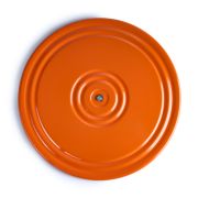 Диск здоровья 2-х цветный, MR-D-244, металлический, диам.28 см, окрашенный, оранжевый/черный