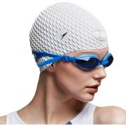 Шапочка для плав. SPEEDO Bubble Cap, 8-709290003, БЕЛЫЙ, силикон