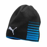 Шапка PUMA LIGA Reversible Beanie, 02235702, 100% полиэстер, двустор, черно-синий