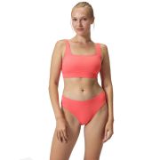 Купальник SPEEDO Textured Deep U-Back Bikinis, 8-00387517926, р.30 (рос.42), коралловый