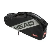 Сумка-чехол HEAD Team Racquet Bag S, 262234-BKCC, с карманом, на 3 тен.ракетки, черный