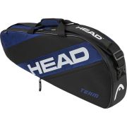 Сумка-чехол HEAD Team Racquet Bag S, 262334-BLBK, с карманом, на 3 тен.ракетки, черный