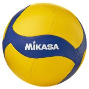 Мяч вол. MIKASA V360W, р.5, синт.кожа (ТПУ), 18 пан, маш.сш., бут.кам, желто-синий