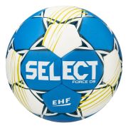 Мяч ганд. SELECT HB FORCE DB V25, 1621854205, Junior (р.2), EHF Appr,ПУ, гибр.сш., сине-белый