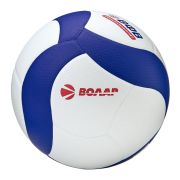 Мяч вол. ВОЛАР VL-100, р.5, оф.мяч ВФВ, синт.кожа (микрофибра), 18 панелей, клееный, бело-син