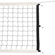 Сетка вол. проф.,FS-V-№10, черн, 9.5х1м, нить3,5мм ПП, яч.10см.,верх.лента 7см, карманы,кевлар. трос