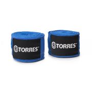 Бинт боксерский TORRES, PRL619016BU, дл. 2,5 м, шир. 5 см, 1 пара, хлопок, синий