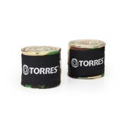 Бинт боксерский эластичный TORRES, PRL62018CA, дл. 2,5 м, шир. 5 см, 1 пара, хаки камуфляж