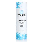 Воланы для бадминтона TORRES 250 (нейлон/пробка), BD20109, уп.6шт.белый, сред.скор.