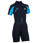 Гидрокостюм для плавания женский Salvas Shorty Sirene Lady, MS0060-S, р. S, неопрен, чёрн-гол