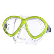 Маска для плав. Salvas Change Mask, артCA195C2TGSTH, закален.стекло, Silflex, р. Senior, желтый