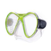 Маска для плав. Salvas Kool Mask, CA550S2TGSTH, закален.стекло, силикон, р. Senior, желтый