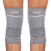 Наколенники для гимнастики и танцев INDIGO, IN211-GR, р.L,от 13лет,хлопок,латекс,поролон,серый