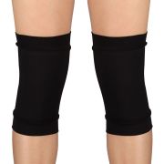 Наколенники для гимнастики и танцев INDIGO, SM-113-BK, р.M, 11-14лет,хлопок, эластан, ПУ, черн