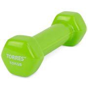 Гантель металлическая TORRES в виниловой оболочке