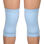 Наколенники для гимнастики и танцев INDIGO, SM-113-BL, р.S, 7-10лет, хлопок, эластан,ПУ, голуб