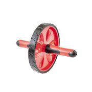 Ролик гимнастический TORRES, PL5012, металл, пластик, нескользящий протектор, крас-черн