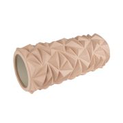 Ролик массажный TORRES, YL522001, с шипами, диаметр 14см, 33 см длина, пудровый