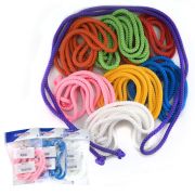 Скакалка гимн. KV.REZAC, 06975258, дл. 2,8м, 10 мм ПП, мультиколор