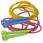 Скакалка, MR-Sk3.20/У978, 3,2м, d 5мм, рез.пластикат, пластик. ручки, мультиколор