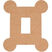 Тейп динамический PosturePals Box tape, PP-Box-T, преднарезка, 5 шт. в уп., телесный