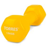 Гантель металлическая TORRES в виниловой оболочке